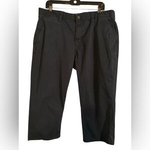 Michael Strahan Men's Navy Cropped Pant